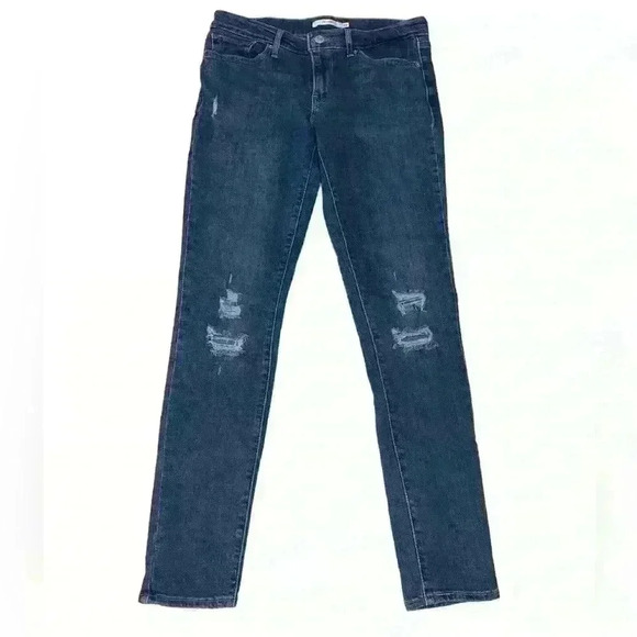 Women’s Levi’s 711 Distressed Skinny Jeans - Picture 1 of 5